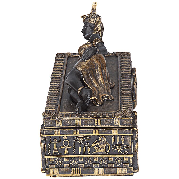 Design Toscano Cleopatra, Queen of Egypt Treasure Decorative Box 